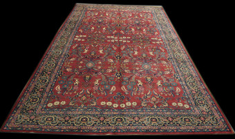 Teppiche Tv Antiker Grosser Teppich Nr 57968 Tabriz Antik Iran